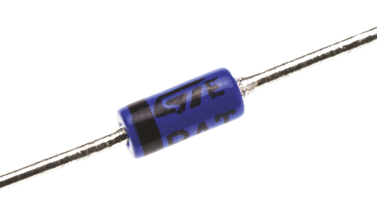 STMicroelectronics 30 V 200 mA Diode Schottky 2-Pin DO-35
