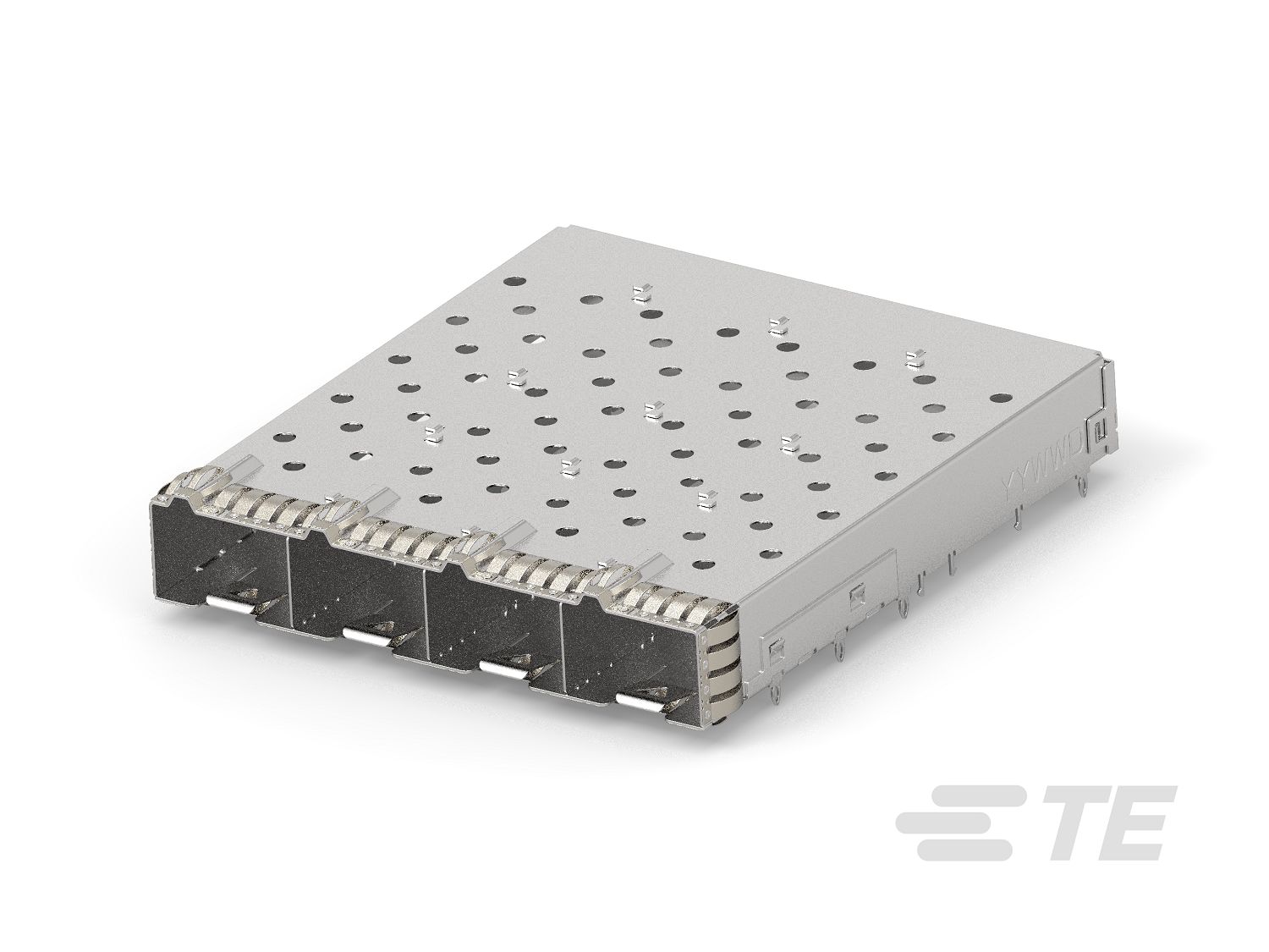 TE Connectivity Cage Assembly 4-Port 40-Position, 2344508-1