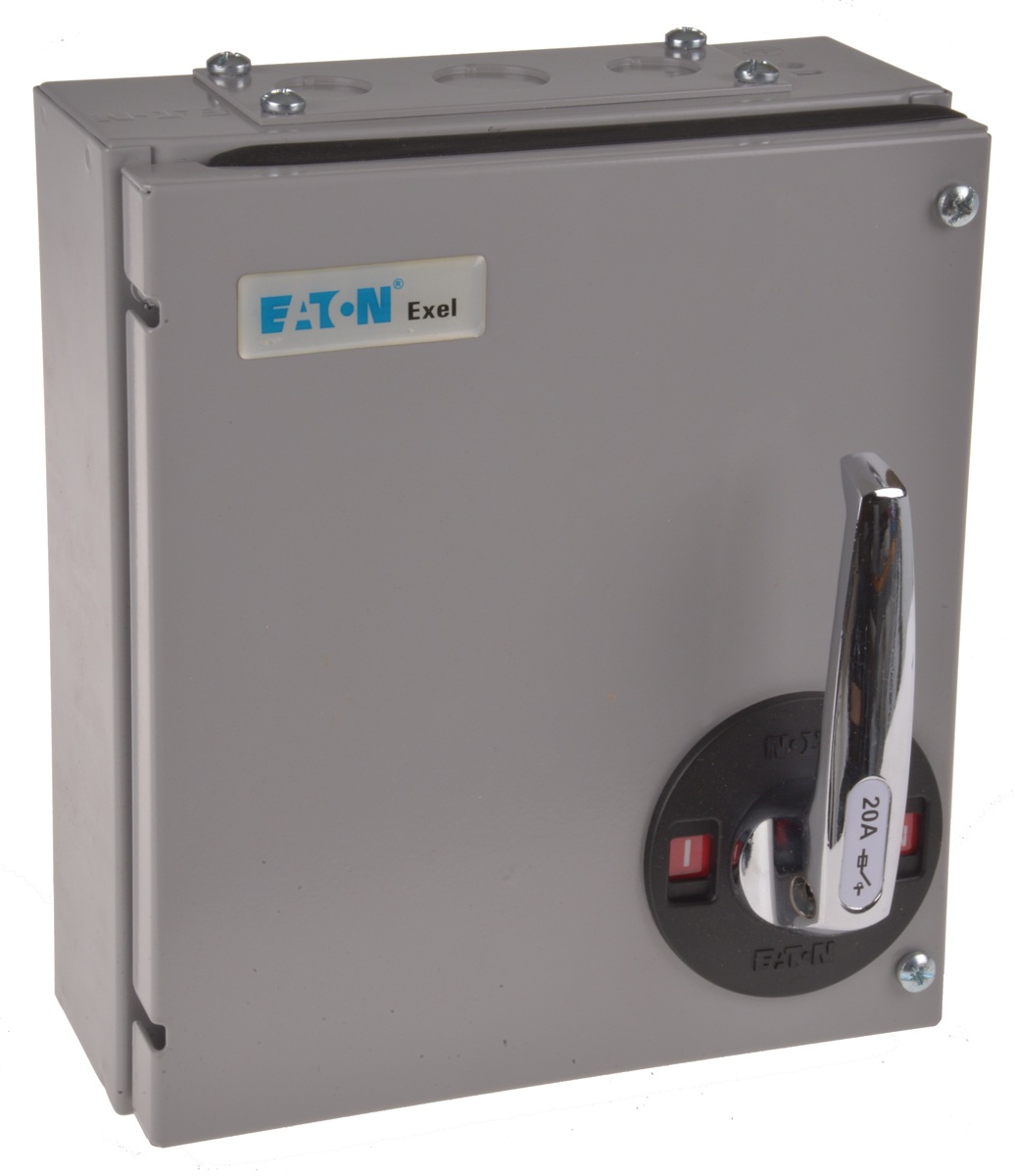 Eaton Fuse Switch Disconnector, 3 Pole, 20A Max Current