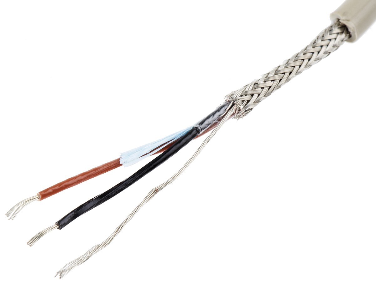 Alpha Wire ProTekt Series Data Cable, 2 Cores, 0.35 mm², Screened, 22 AWG, 50m, Screened Shield