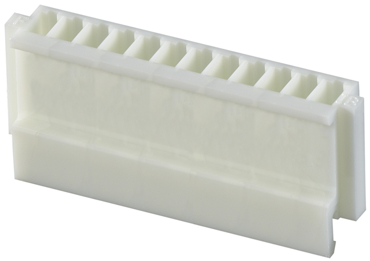 JST, NH Female Connector Housing, 2.5mm Pitch, 12 Way, 1 Row