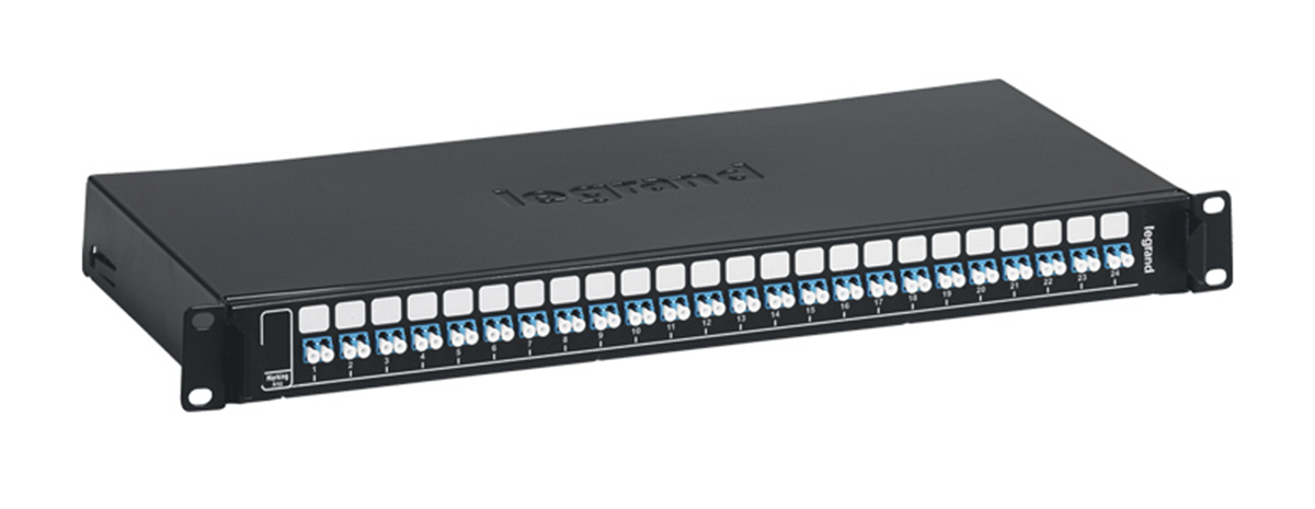 Legrand 24 Port LC Multimode Duplex Fibre Optic Patch Panel, 1U