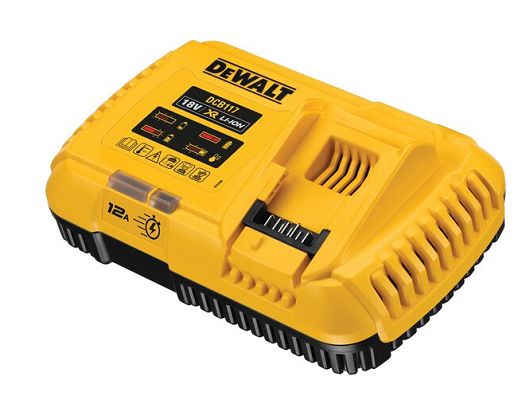 DeWALT DCB117-QW Power Tool Charger, 18/54V for use with 18V XR and 54V XR FLEXVOLT Batteries, Euro Plug