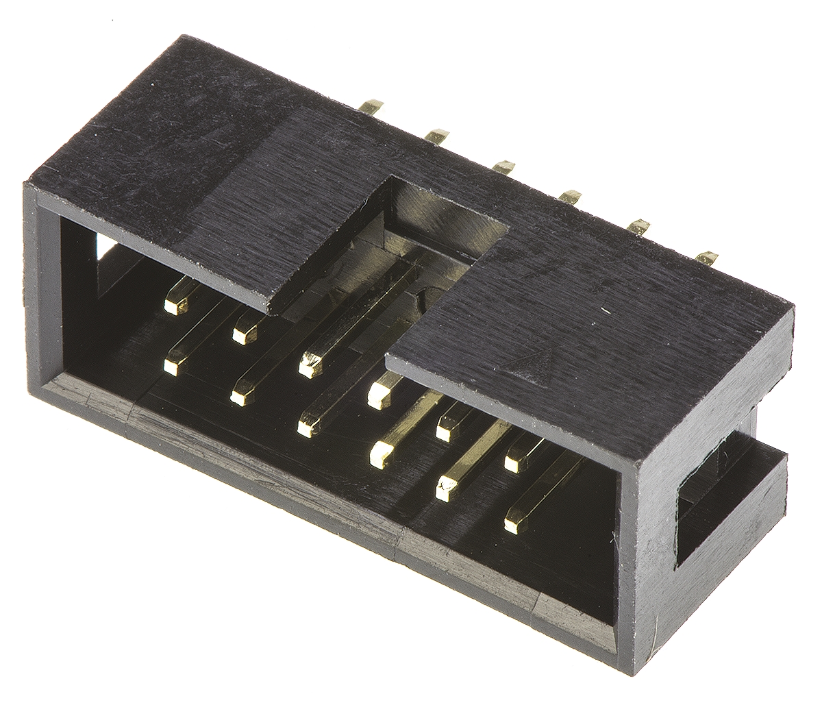 Amphenol Communications Solutions T821 Series Straight Through Hole PCB Header, 12 Contact(s), 2.54 mm Pitch, 2 Row,
