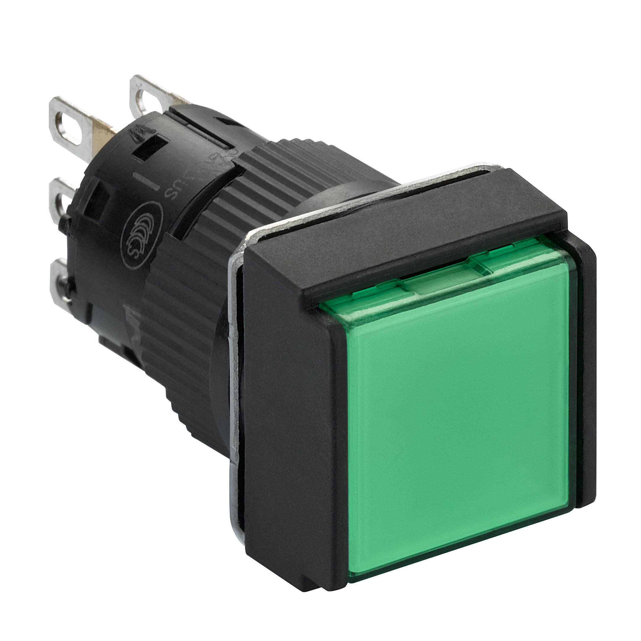 Schneider Electric Harmony XB6 Series Illuminated Push Button, Spring Return, Panel Mount, 16mm Cutout, SPDT, Green