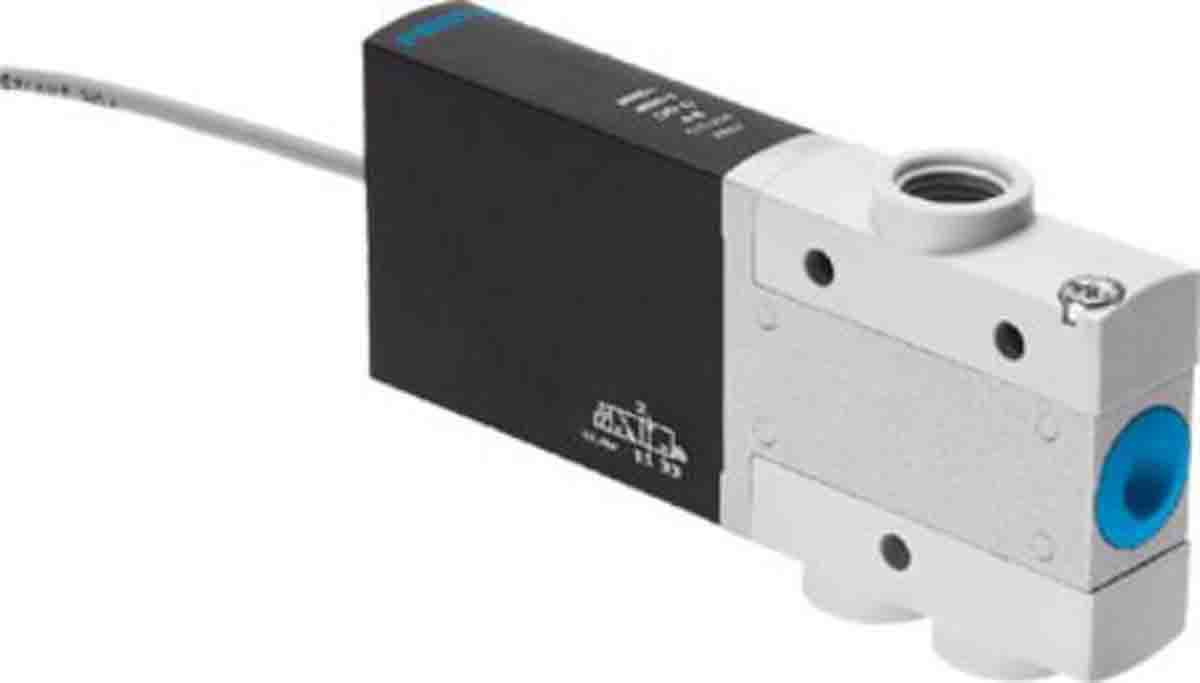 Festo 3/2 Closed, Monostable Solenoid Valve - Electrical G 1/4 MHE4 Series, 525188