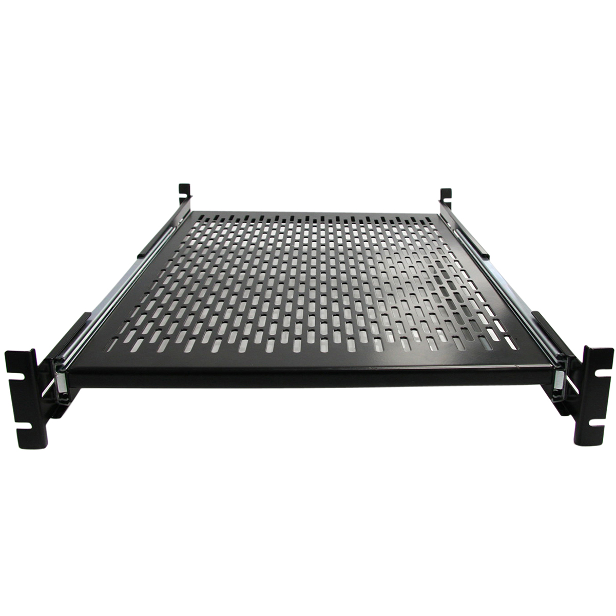 StarTech.com Black Shelf, 2U, 22.7kg Load, 452mm x 610mm