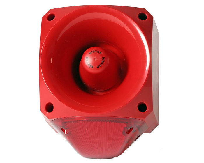 Klaxon PNC Series Red Continuous lighting Beacon, 110 → 230 V, Fixed, LED Bulb, IP66