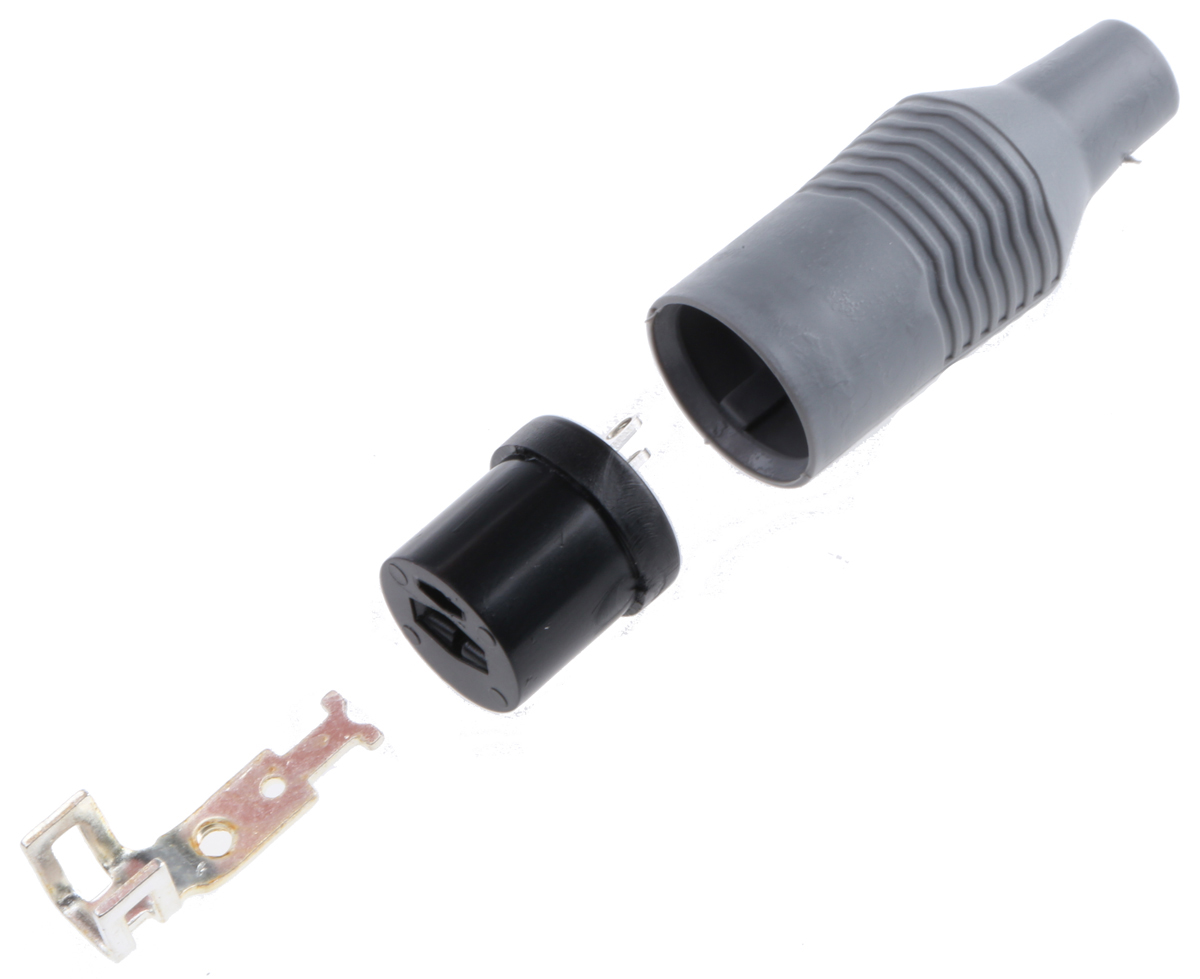 RS PRO 2 Pole Din Socket, Female, Cable Mount