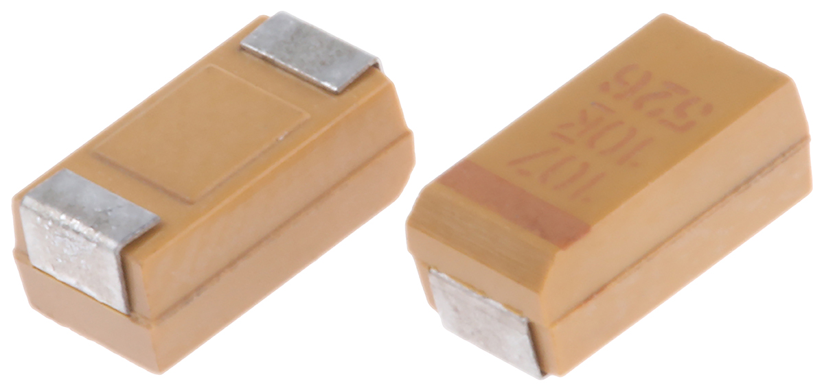 KEMET 100μF MnO2 Tantalum Capacitor 10V dc, T491 Series