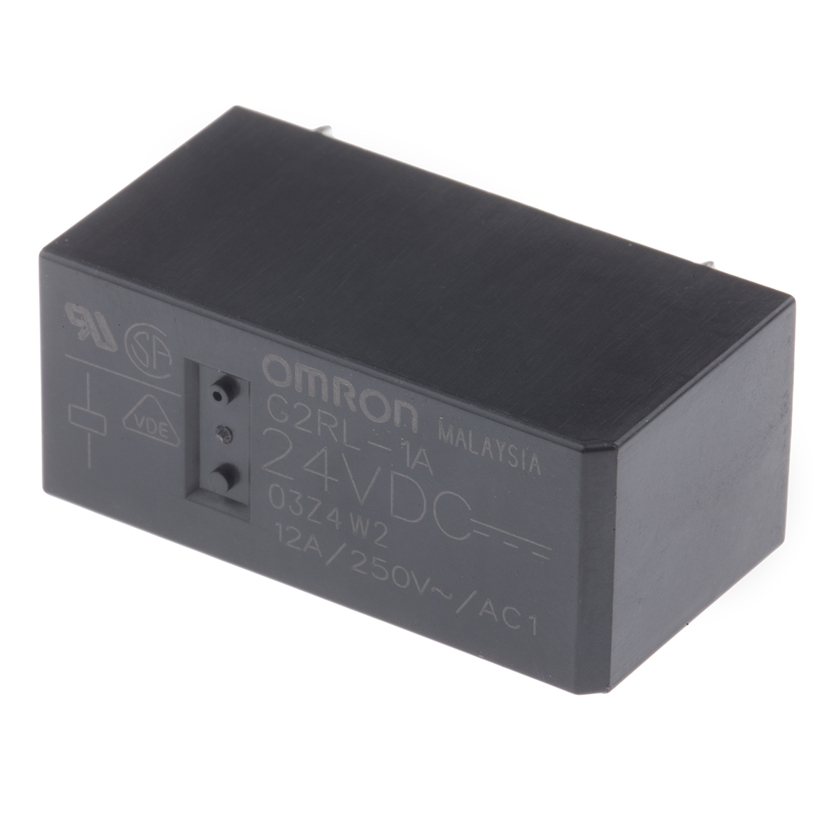 Omron PCB Mount Power Relay, 24V dc Coil, 10A Switching Current, SPST