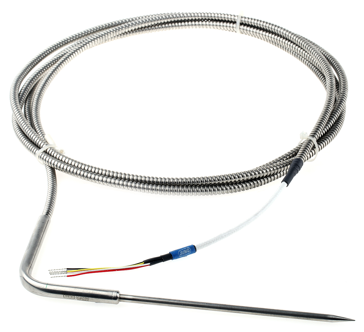 Jumo PT100 RTD Sensor, 5mm Dia, 150mm Long, 2 x 3 Wire, Probe, Class B +260°C Max