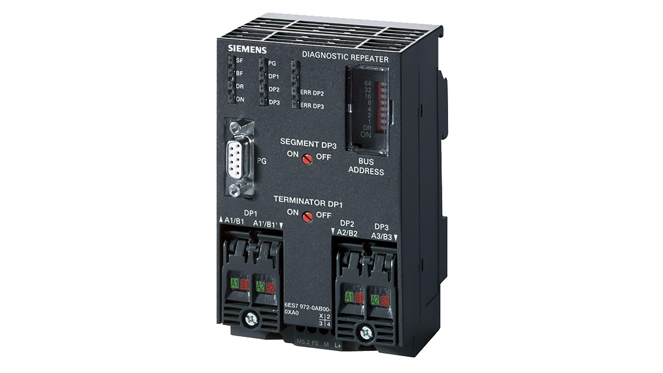 Siemens 6ES7972 Series Repeater for Use with PROFIBUS DP
