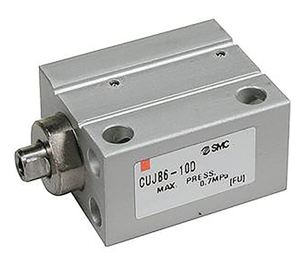 SMC CUJ Series 0.7 MPa Single Action Pneumatic Rotary Actuator, 6mm Bore