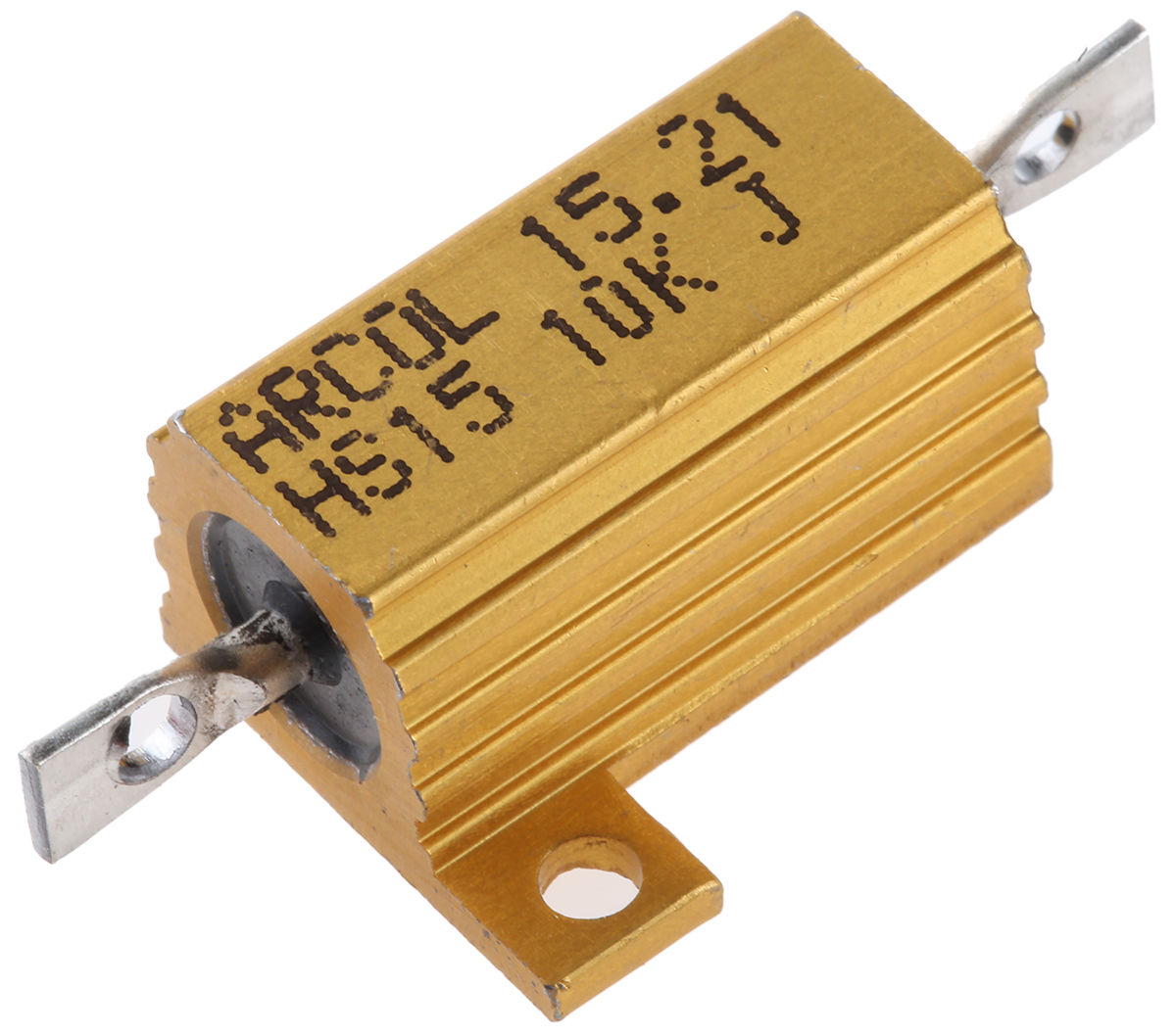 Arcol, 10kΩ 15W Wire Wound Chassis Mount Resistor HS15 10K J ±5%