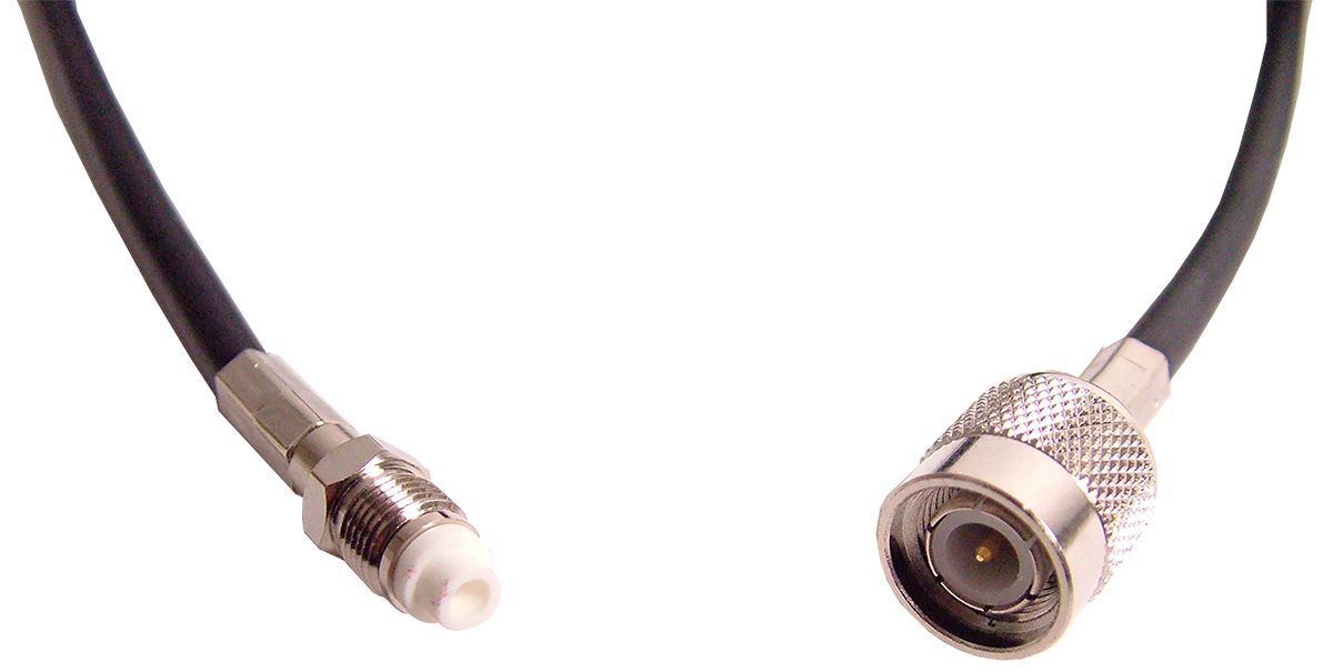 Siretta ASMZ Series, 10 m, RF LLC200A Coaxial, Terminated 50 Ω