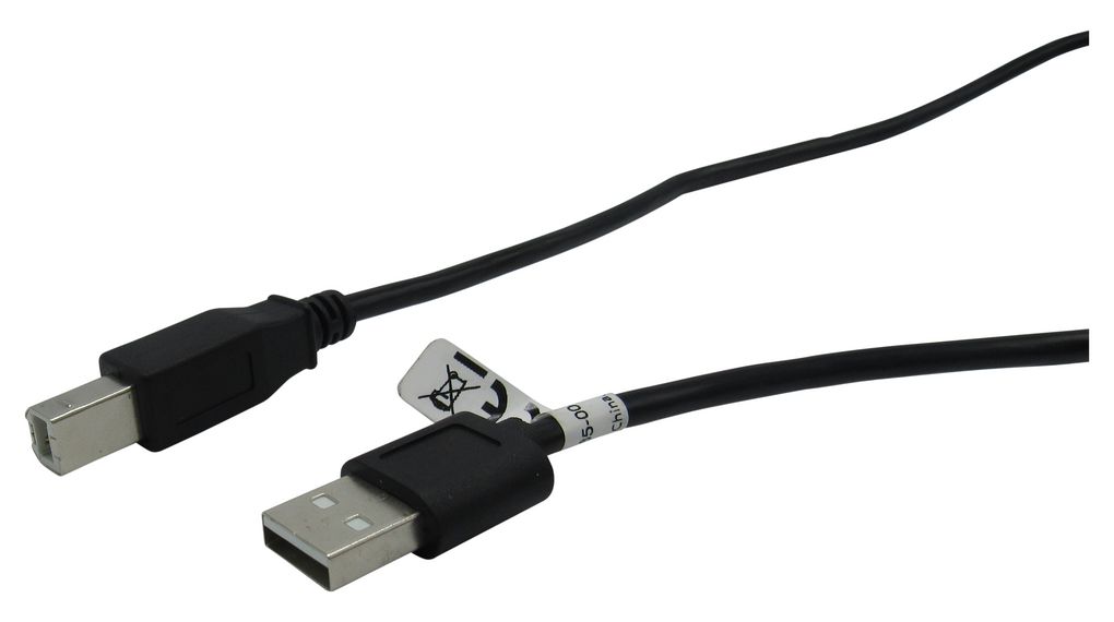 USB 2.0 cable 1.8m Black M/M