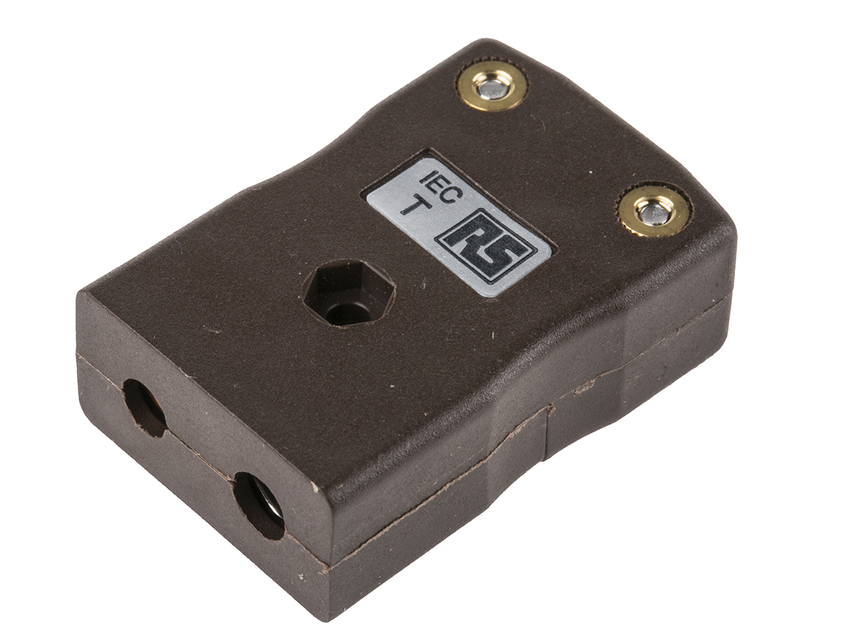 RS PRO Standard Thermocouple Connector for Use with Type T Thermocouple, 6mm Probe, IEC, RoHS Compliant Standard