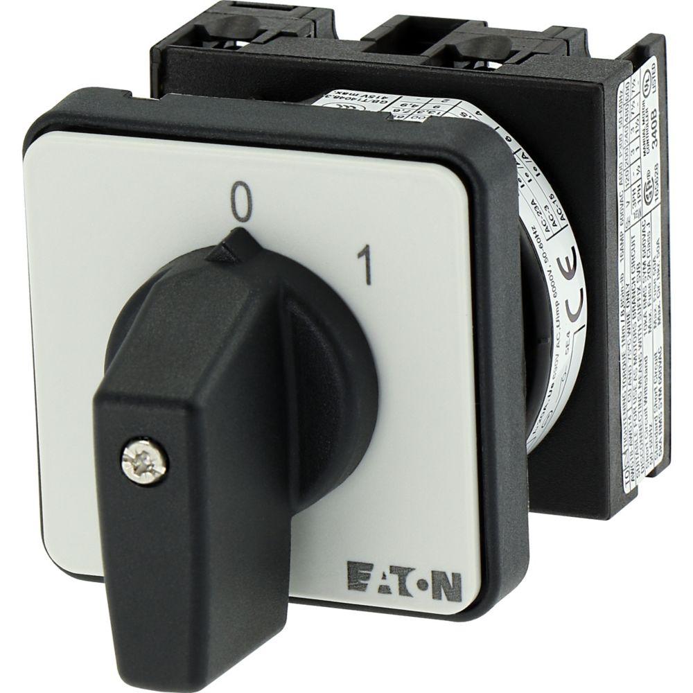 Eaton, 2P 2 Position 45°, 690V ac, 20A, Toggle Actuator