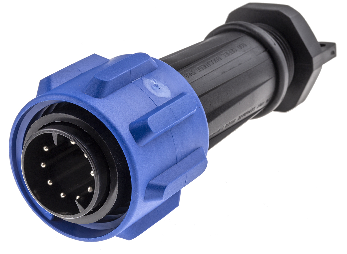 Bulgin Circular Connector, 10 Contacts, Cable, Standard Connector, Plug, Male, IP68, Buccaneer 900 Series
