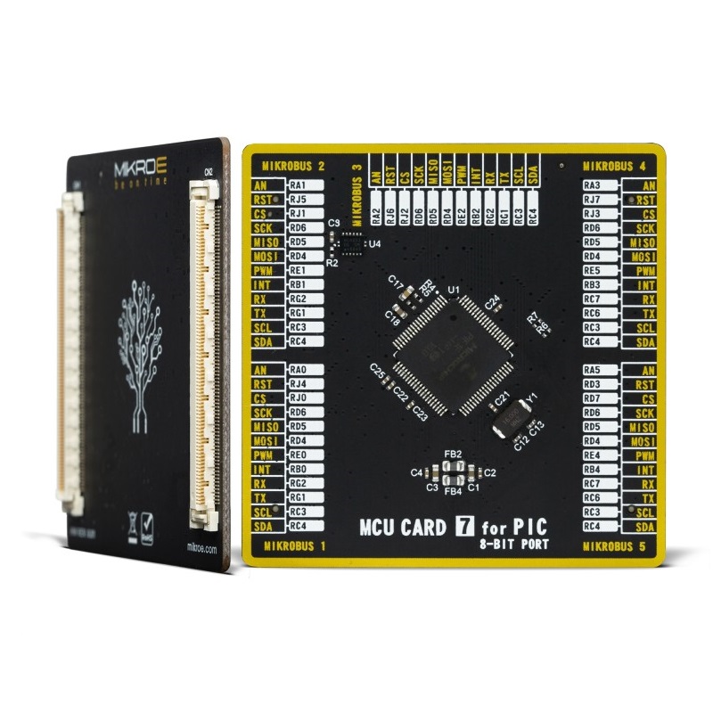 Brand-Rex MCU CARD 7 For PIC PIC18F86J55 Microcontroller Development Board MIKROE-4041