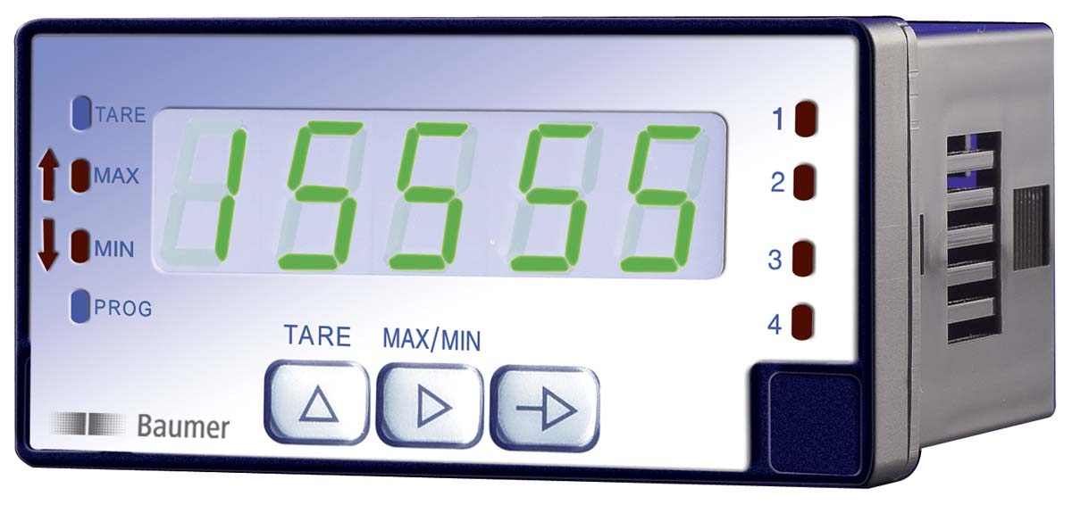 Baumer PA418 LED Digital Panel Multi-Function Meter, 48mm x 96mm