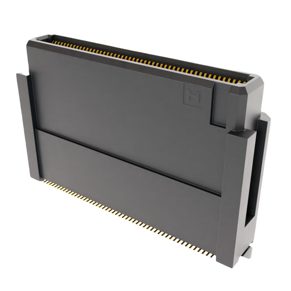 HARWIN FLECTO Series Vertical Surface PCB Header, 100 Contact(s), 0.5 mm Pitch, 2 Row, Shrouded