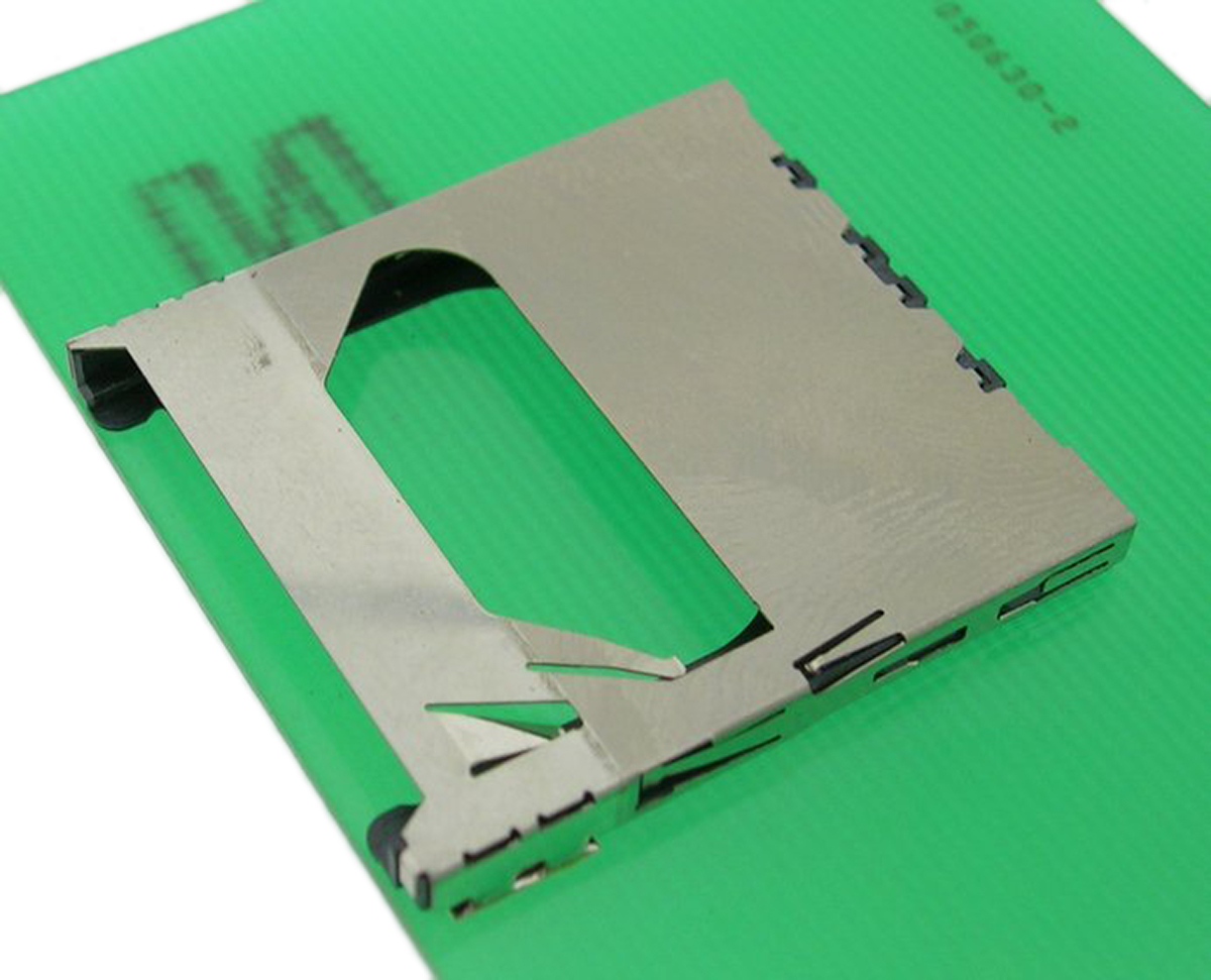JST 10 Way Multi Media Card, SD Card Memory Card Connector With Snap In Termination