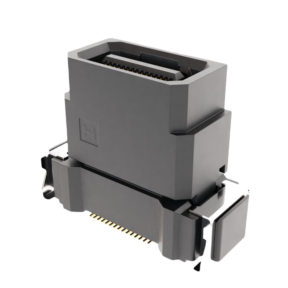 HARWIN FLECTO Series Vertical Surface PCB Header, 30 Contact(s), 0.5 mm Pitch, 2 Row, Shrouded