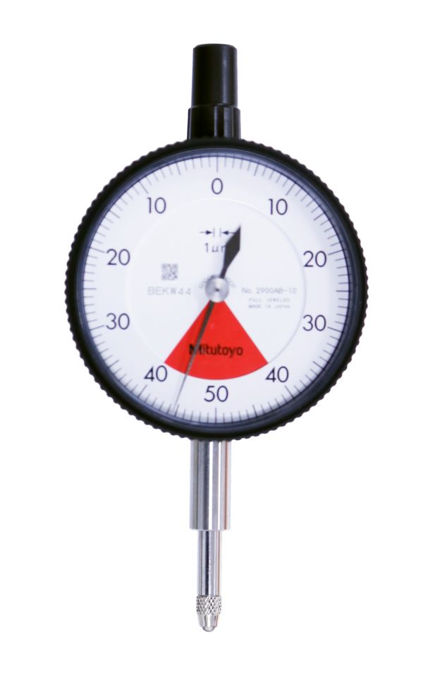 Mitutoyo 2900A-10Metric Dial Indicator, 0.08 mm Measurement Range, 0.001 mm Resolution