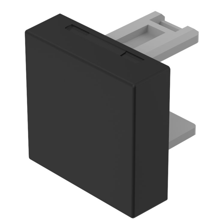 Indicator Lens Square Style, Black, 15.3 Long