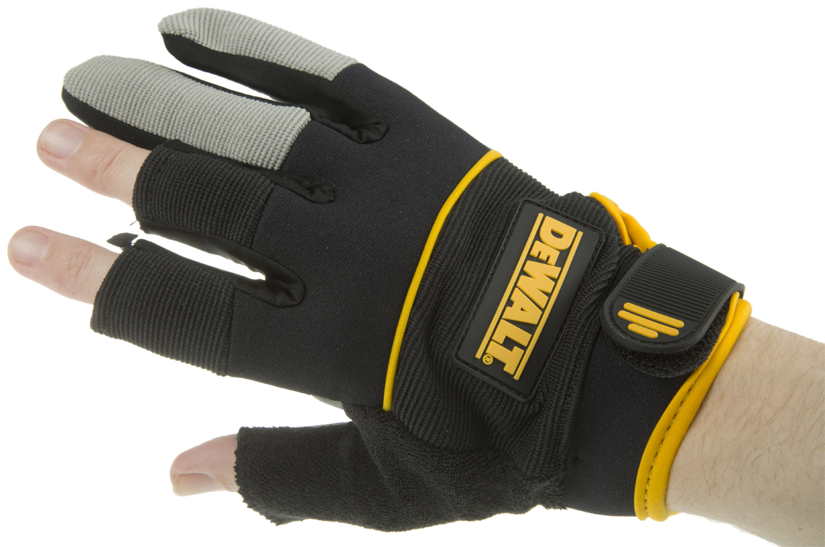DeWALT Black Neoprene, Spandex Work Gloves, Size 9
