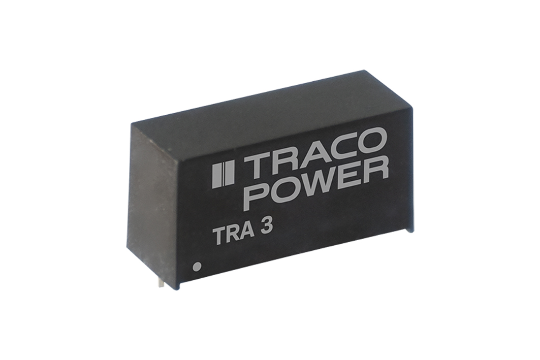 TRACOPOWER TRA 3 DC-DC Converter, 9V dc/ 333mA Output, 4.5 → 5.5 V dc Input, 3W, Through Hole, +85°C Max Temp