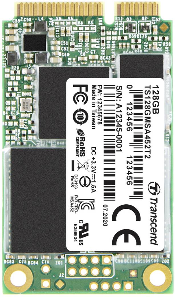 Transcend MSA452T2 mSATA 128 GB Internal SSD