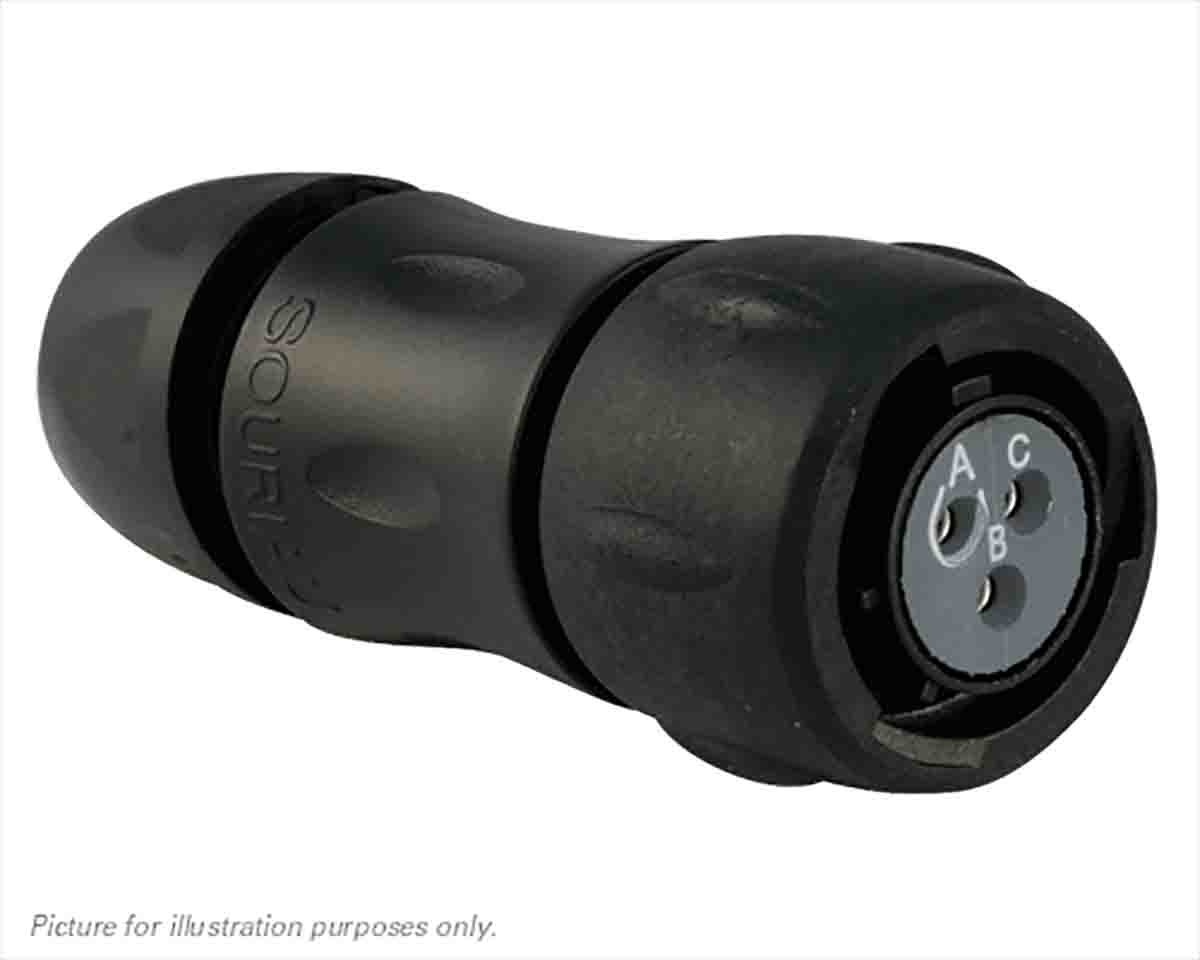Souriau Sunbank by Eaton Circular Connector, 3 Contacts, Cable, Standard Connector, Socket, Female, IP68, IP69K, UTS