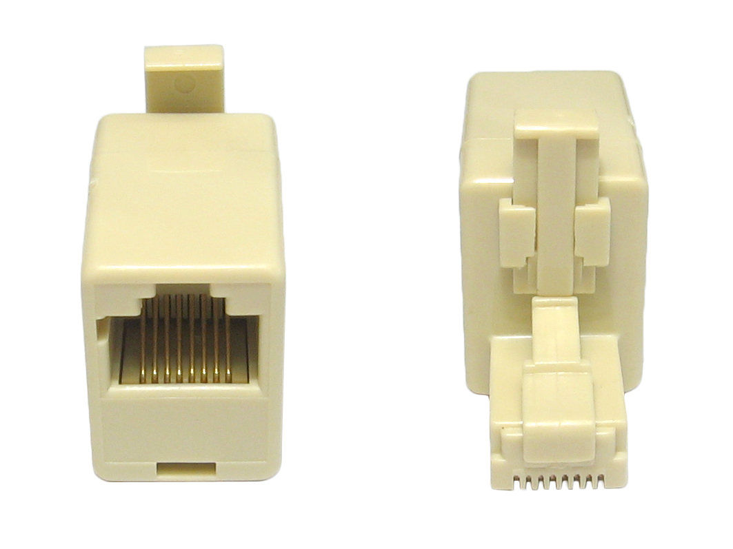 RS PRO Single-Port RJ45 Adaptor, Cat5e, Unshielded