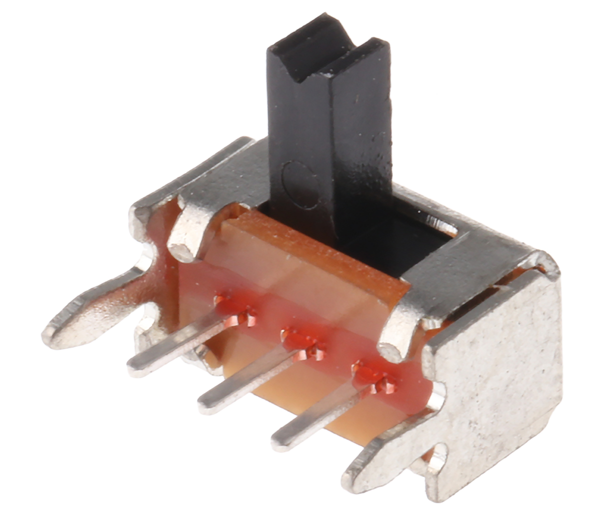 C & K Through Hole Slide Switch SPDT Latching 100 mA@ 12 V dc Slide