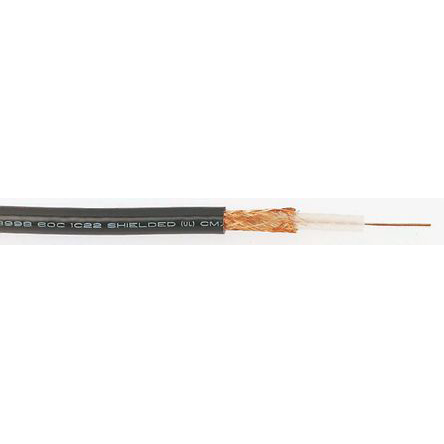 Belden 9244 Series, 152.4 m, RG59/U Coaxial, Unterminated 75 Ω