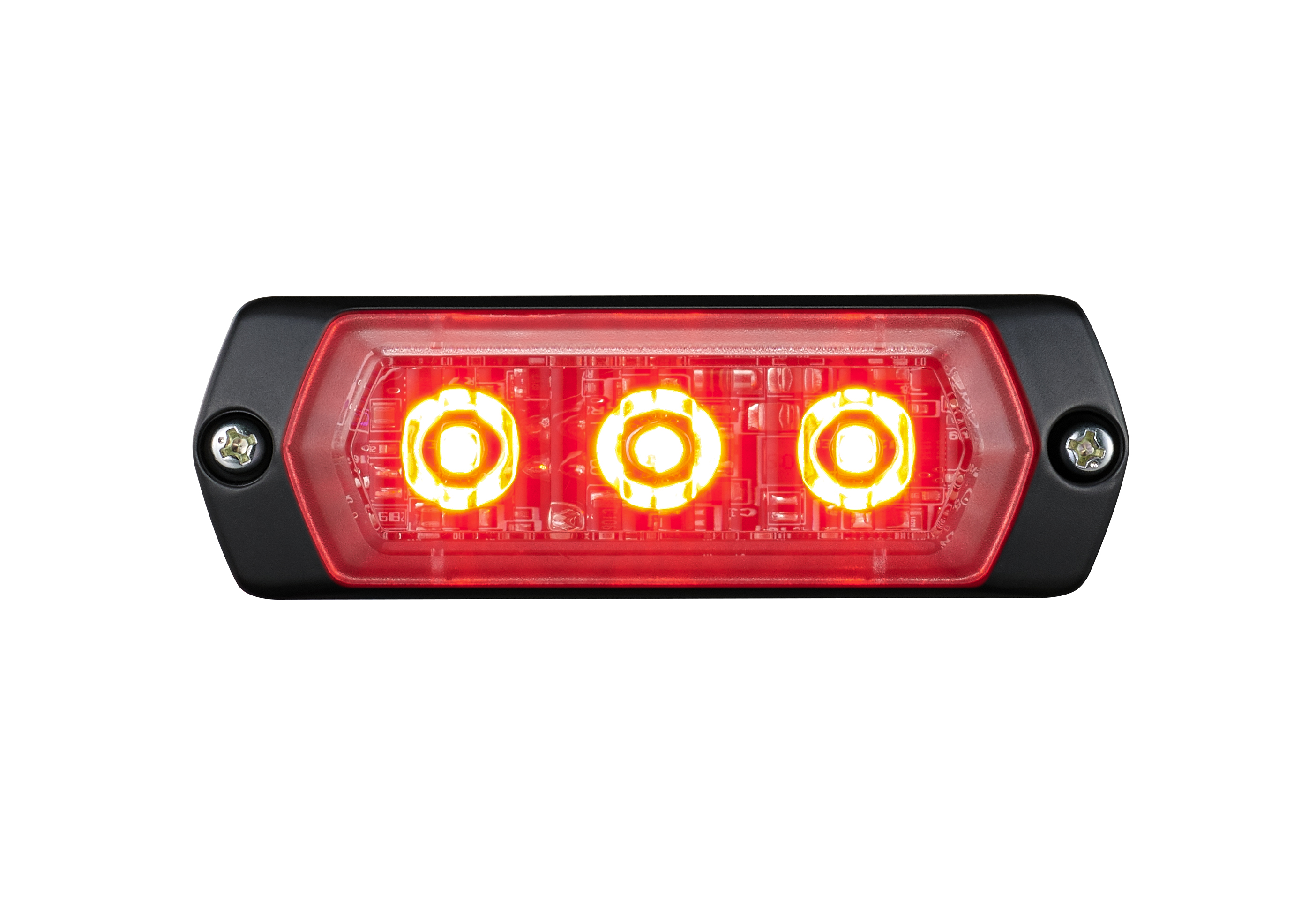 Patlite 1M1 Series Red Multiple Effect Warning Light, 12 → 24 V, Indoor/Outdoor, LED Bulb, IP68