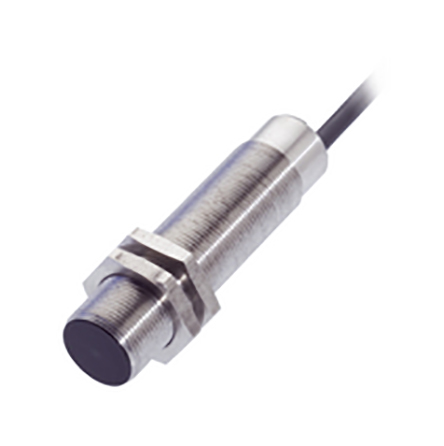 BALLUFF Capacitive Threaded Barrel Proximity Sensor, M18, 8 mm Detection, PNP NO, 10 → 30 V dc