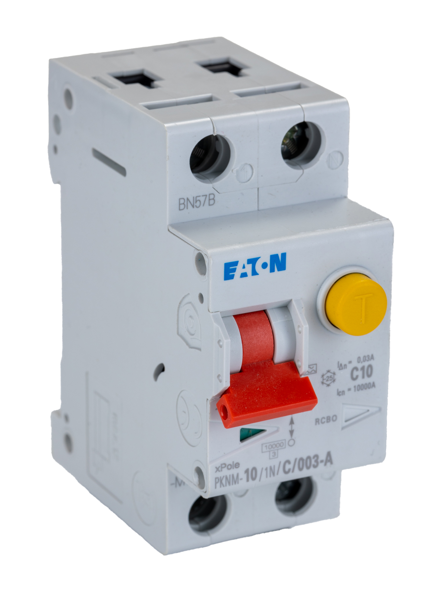 Eaton RCD, 10A, 2 Pole, 30mA, Type C, 230V