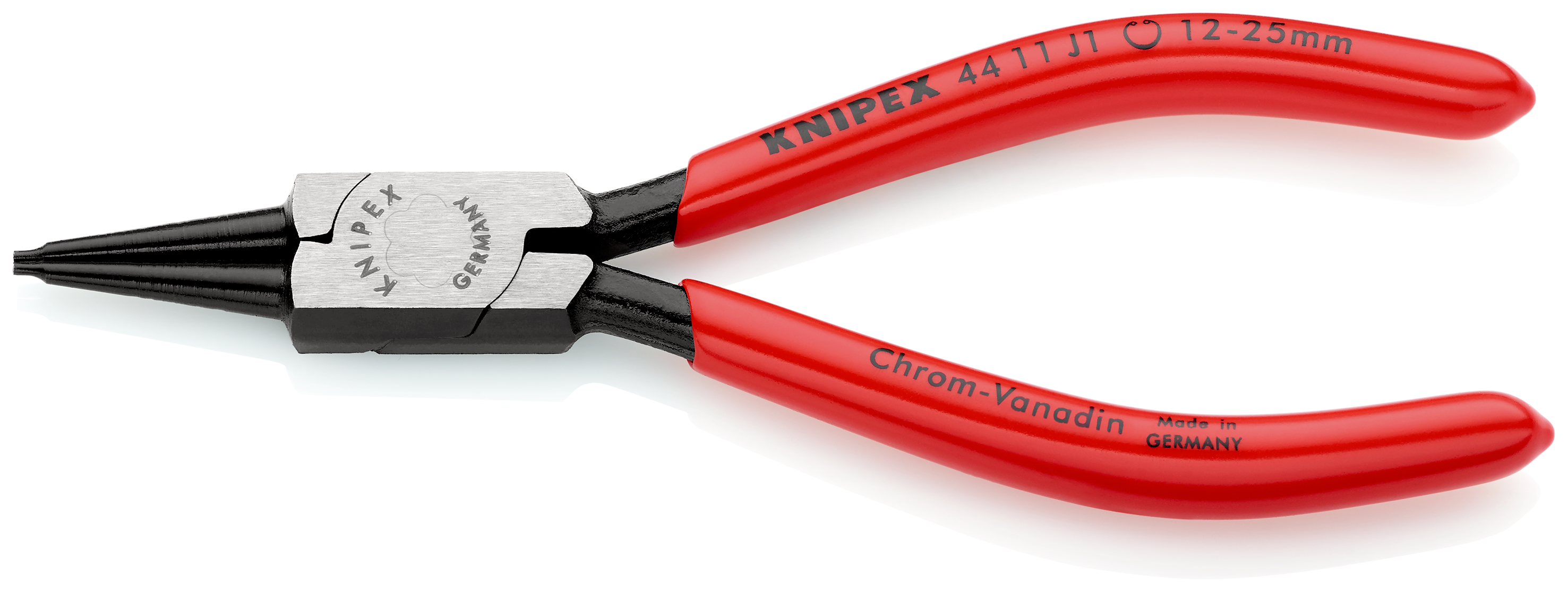 Knipex Circlip Pliers, 140 mm Overall, Straight Tip
