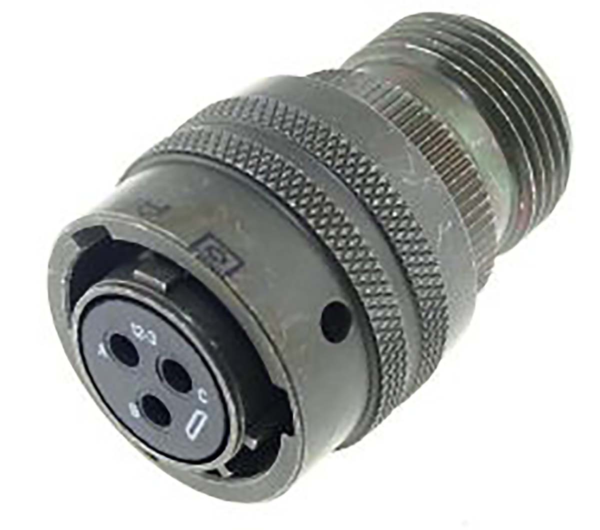 Amphenol Socapex, PT, Copper Alloy 3 Way Cable Mount MIL Spec Circular Connector PlugGreen, Socket Contacts,Shell Size