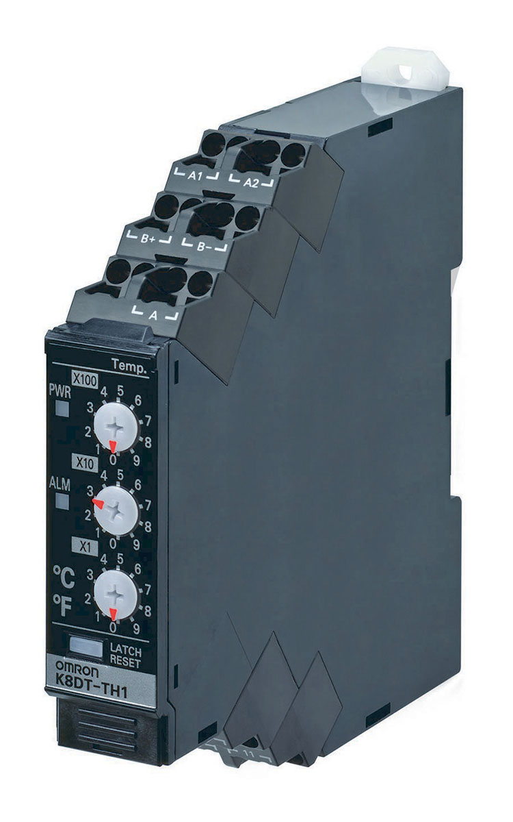 Omron Temperature Monitoring Relay, SPST, DIN Rail