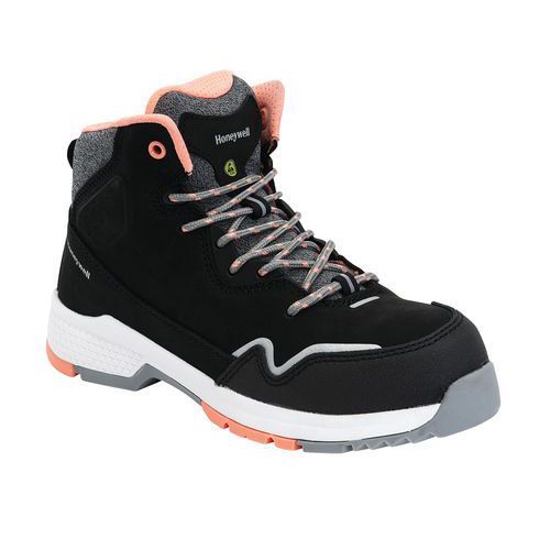 Honeywell Safety COCOON EVO SHELL MID Unisex Black, White Non Metallic Toe Capped Safety Shoes, UK 8.5, EU 41