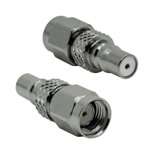 Siretta Straight Coaxial Adapter QMA Socket to SMA Plug