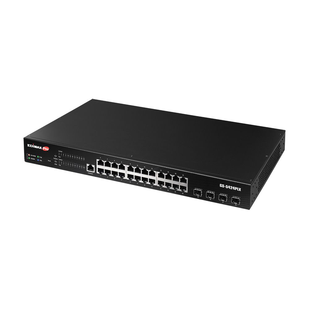 Edimax GS-5424PLX, Smart 24 Port Gigabit Switch With PoE