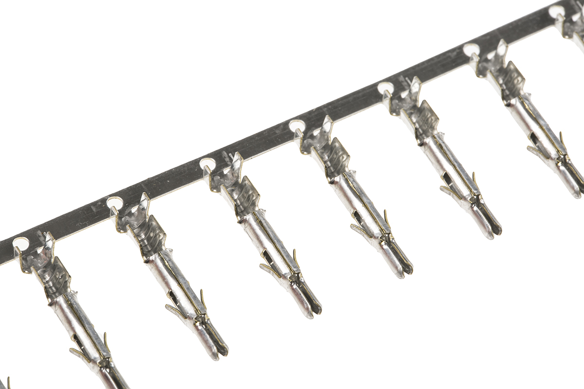 TE Connectivity Universal MATE-N-LOK Series Male Crimp Terminal, 20AWG Min, 14AWG Max