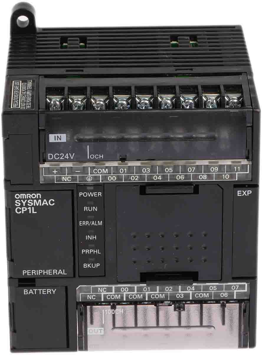 Omron CP1L Series PLC CPU for Use with SYSMAC CP1L Series, Relay Output, 12 (DC)-Input, PNP/NPN Input