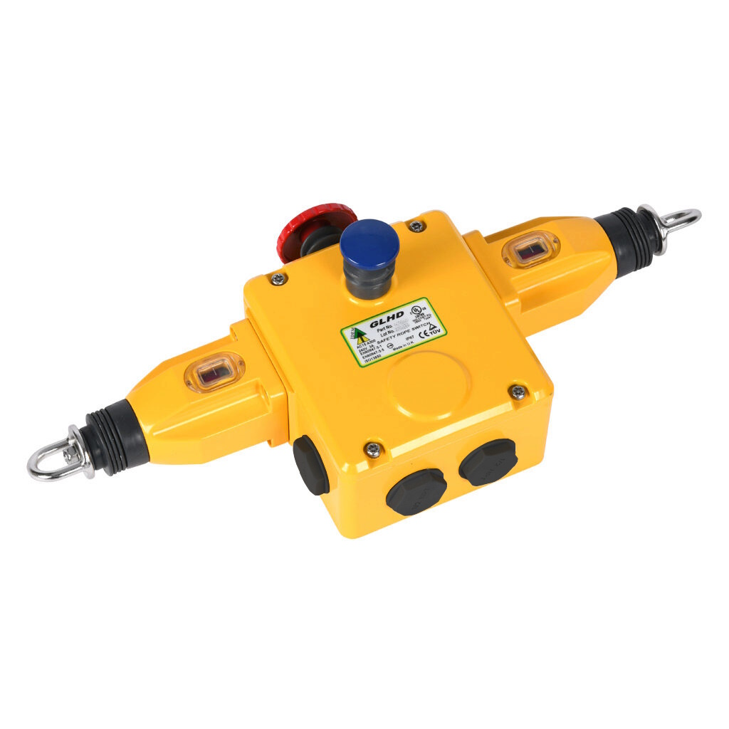IDEM GLHD Rope Pull Switch, 4NC/2NO, Horizontal, Vertical